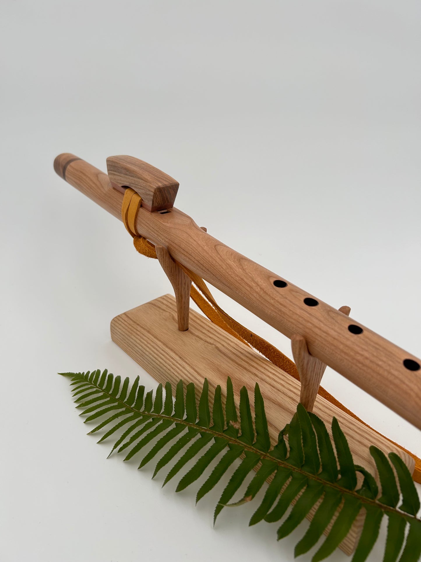 Low range Flute in E - Cherry, Eastern Ash, Walnut - 6 Hole Pentatonic Minor