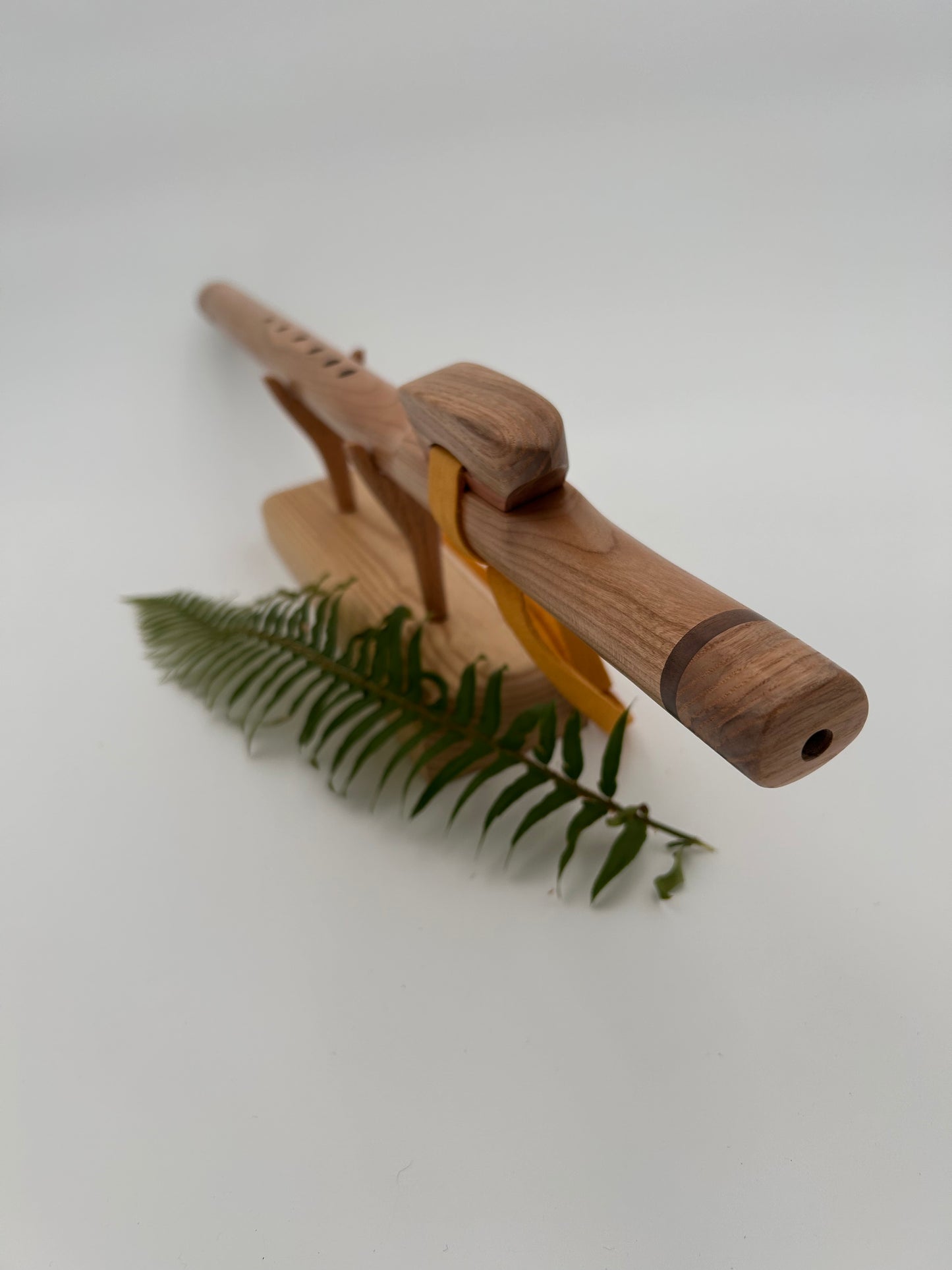 Low range Flute in E - Cherry, Eastern Ash, Walnut - 6 Hole Pentatonic Minor