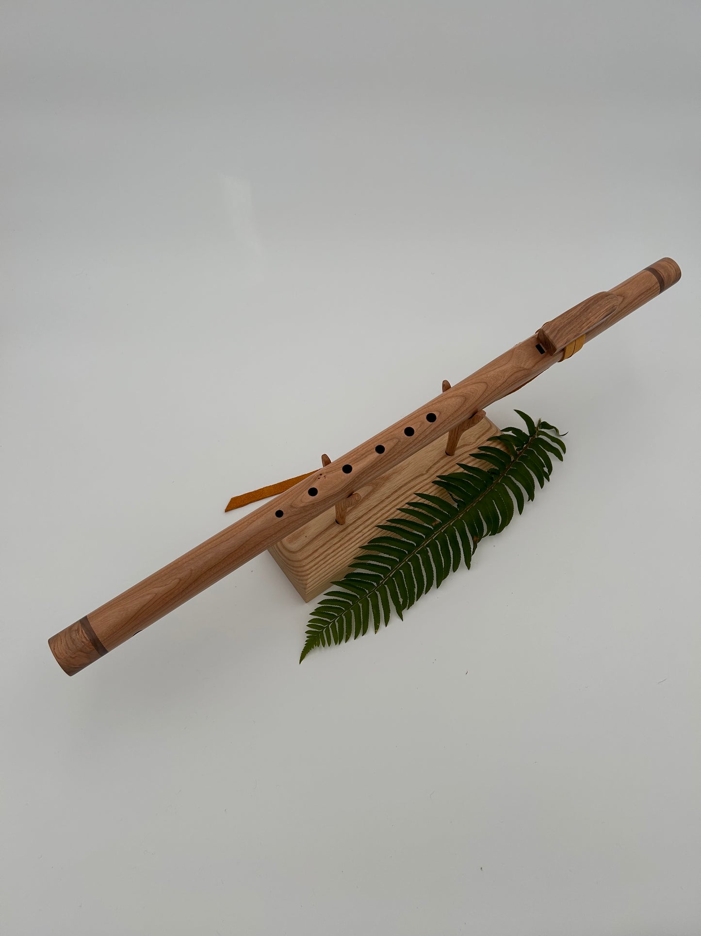 Low range Flute in E - Cherry, Eastern Ash, Walnut - 6 Hole Pentatonic Minor