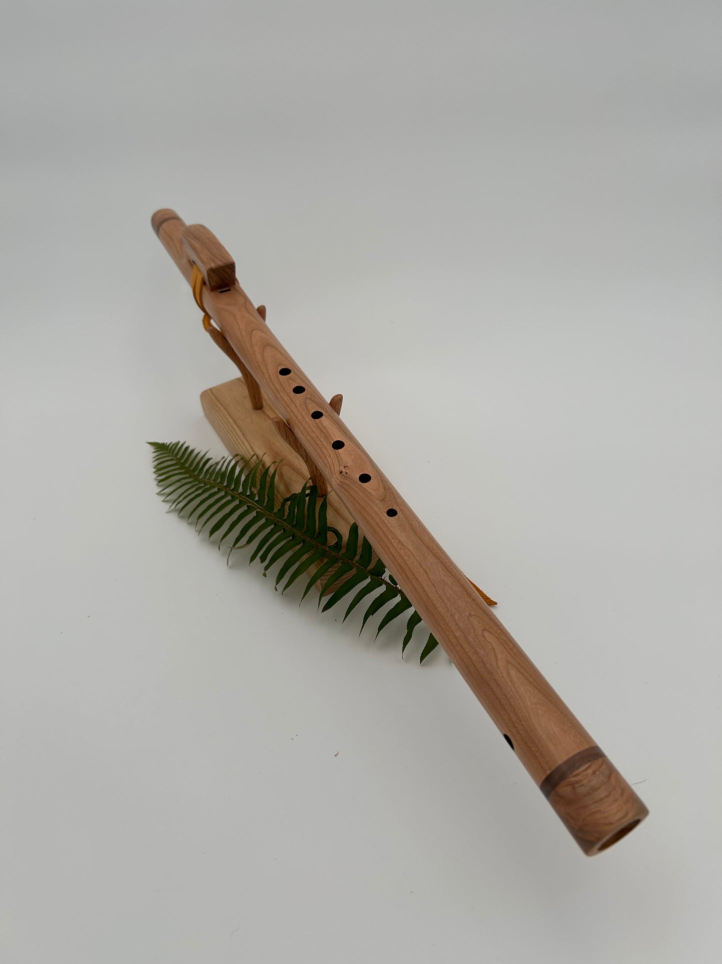 Low range Flute in E - Cherry, Eastern Ash, Walnut - 6 Hole Pentatonic Minor