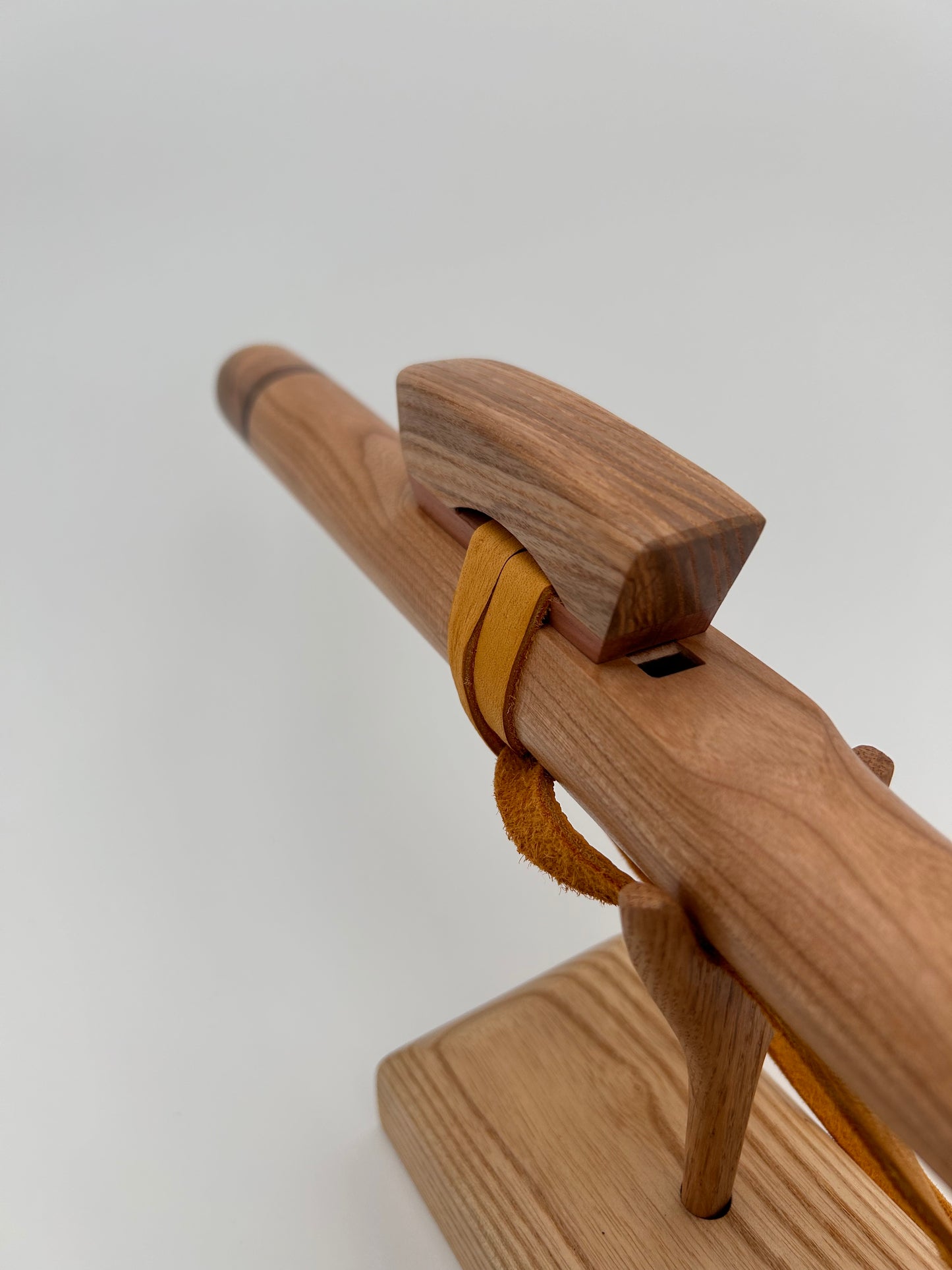 Low range Flute in E - Cherry, Eastern Ash, Walnut - 6 Hole Pentatonic Minor