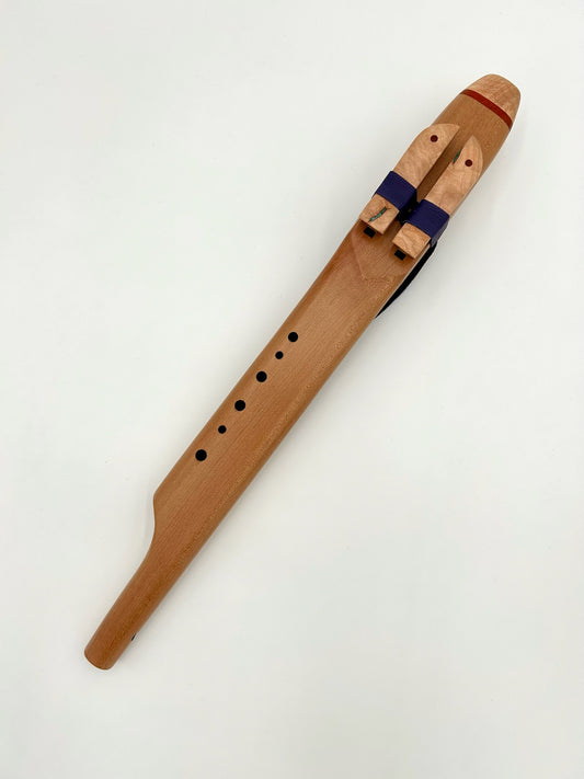 Drone in C/G - Aeolian Tuning - Madrone - Maple Burl & Paduk Accents