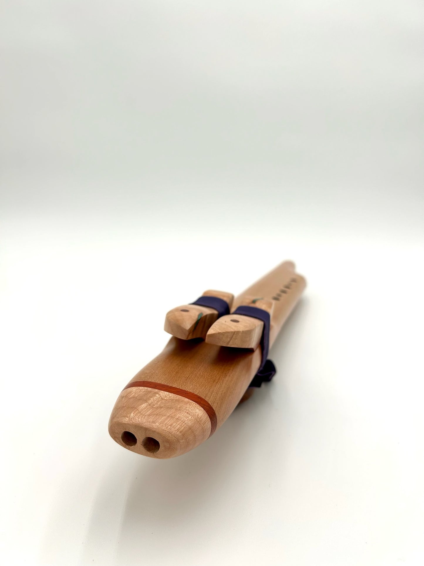 Drone in C/G - Aeolian Tuning - Madrone - Maple Burl & Paduk Accents