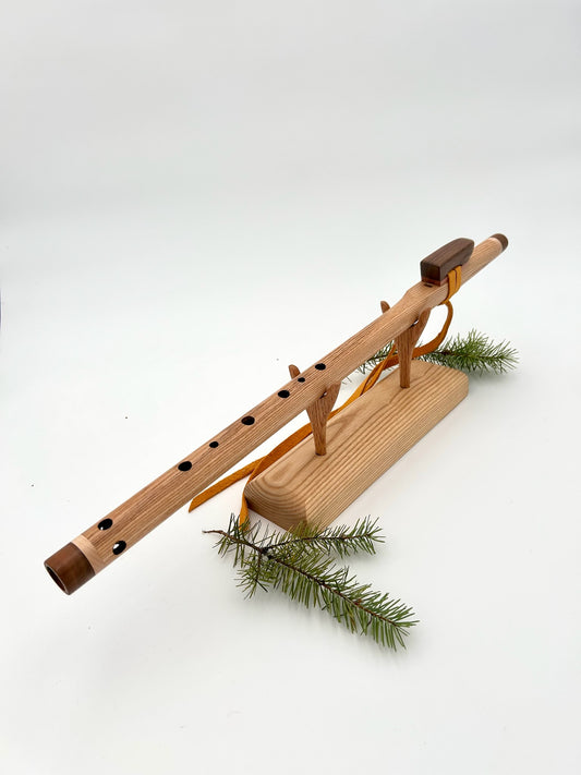 Flute in G - Aeolian Tuning - Eastern Ash, Walnut & Maple