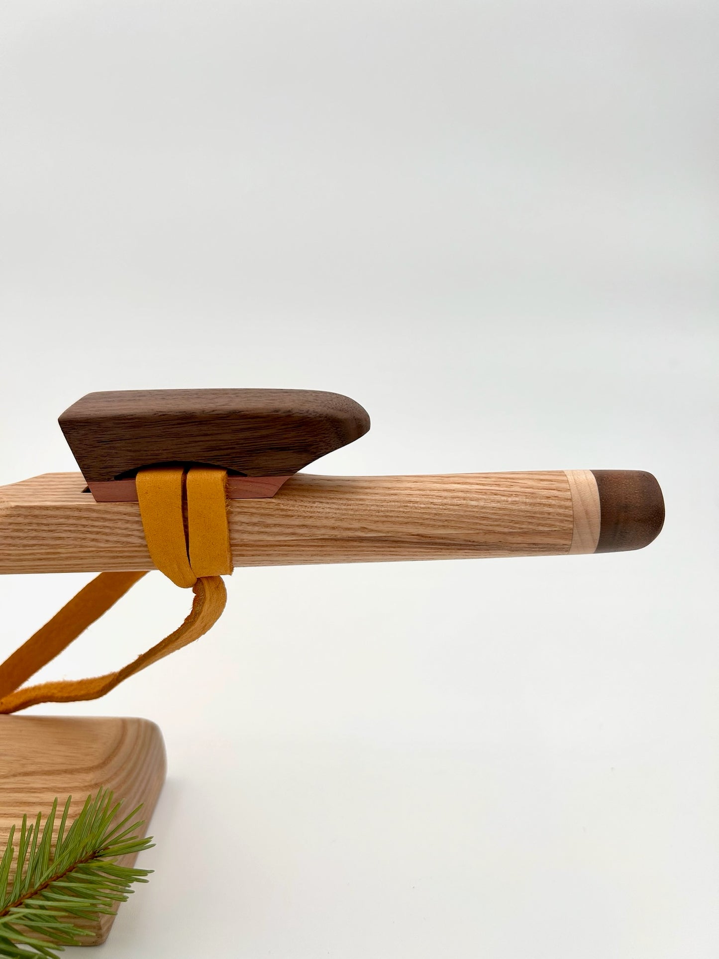 Flute in G - Aeolian Tuning - Eastern Ash, Walnut & Maple