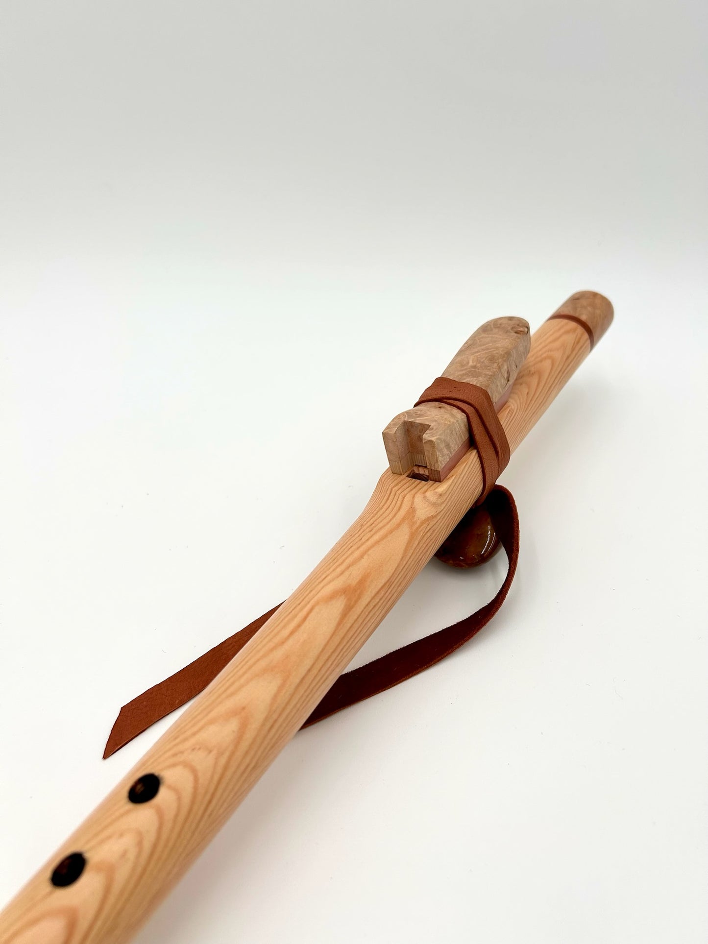Flute in G - Standard - “Big Ben” Fir & Maple Burl & Paduk