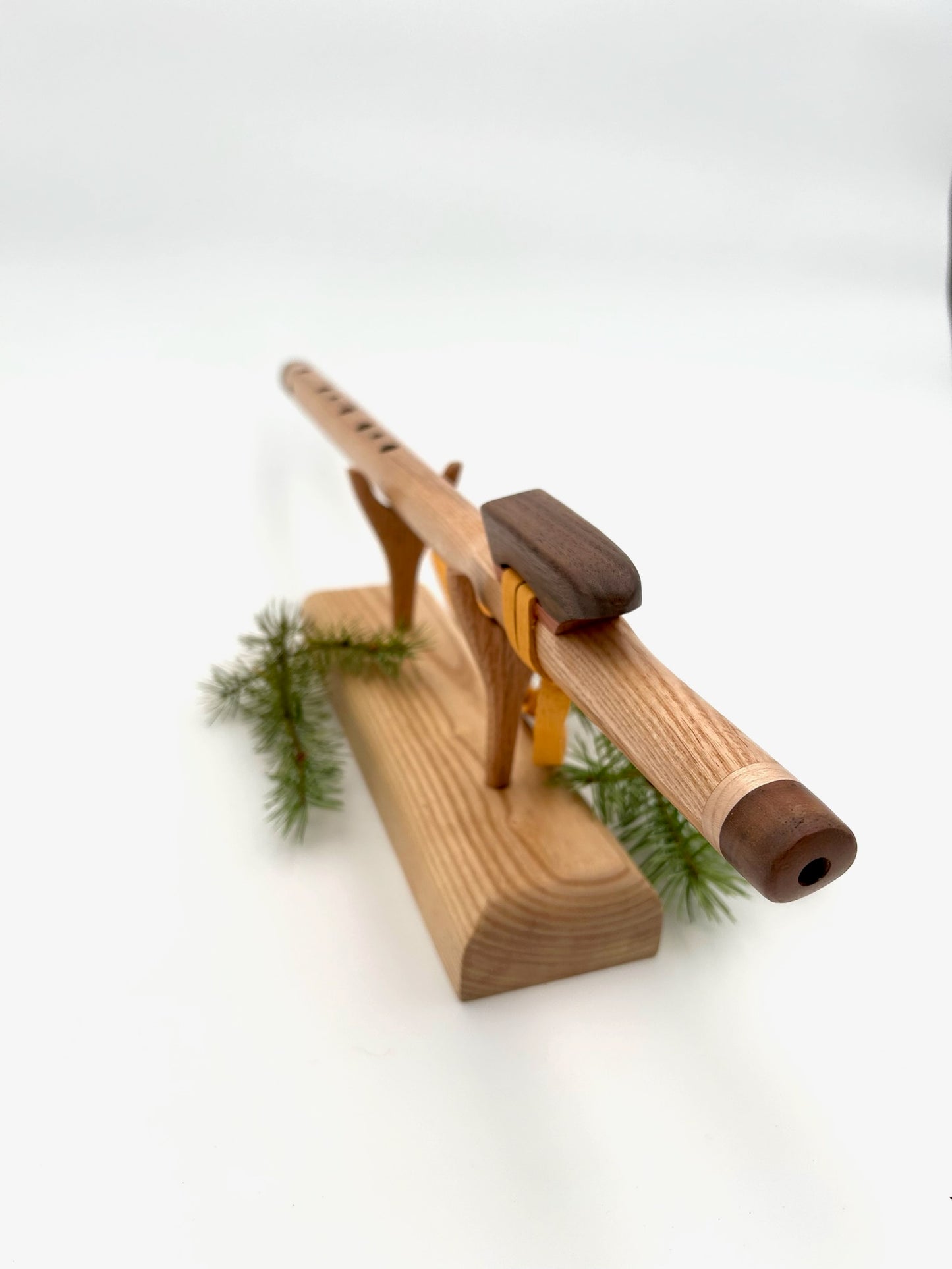 Flute in G - Aeolian Tuning - Eastern Ash, Walnut & Maple