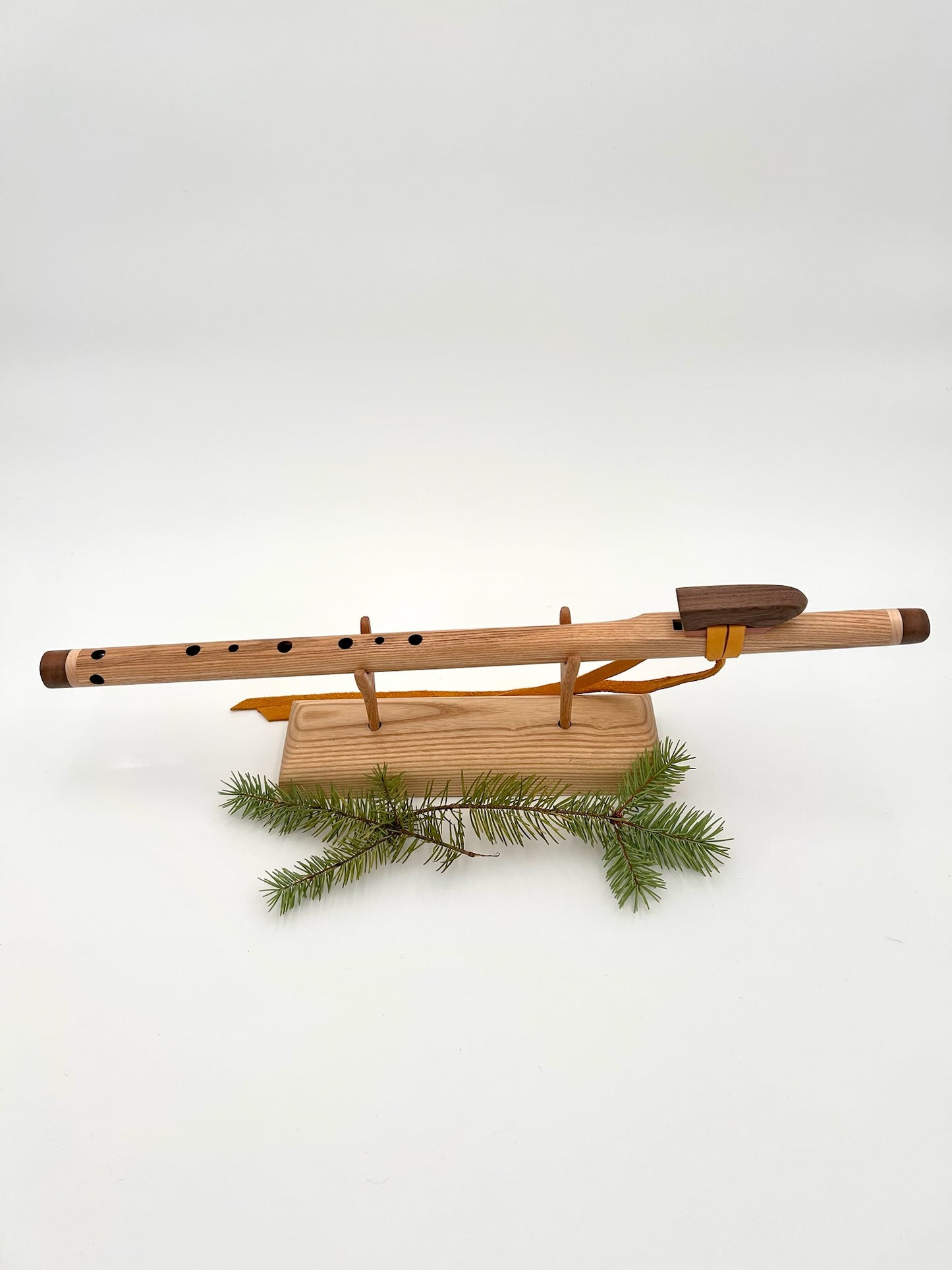 Flute in G - Aeolian Tuning - Eastern Ash, Walnut & Maple