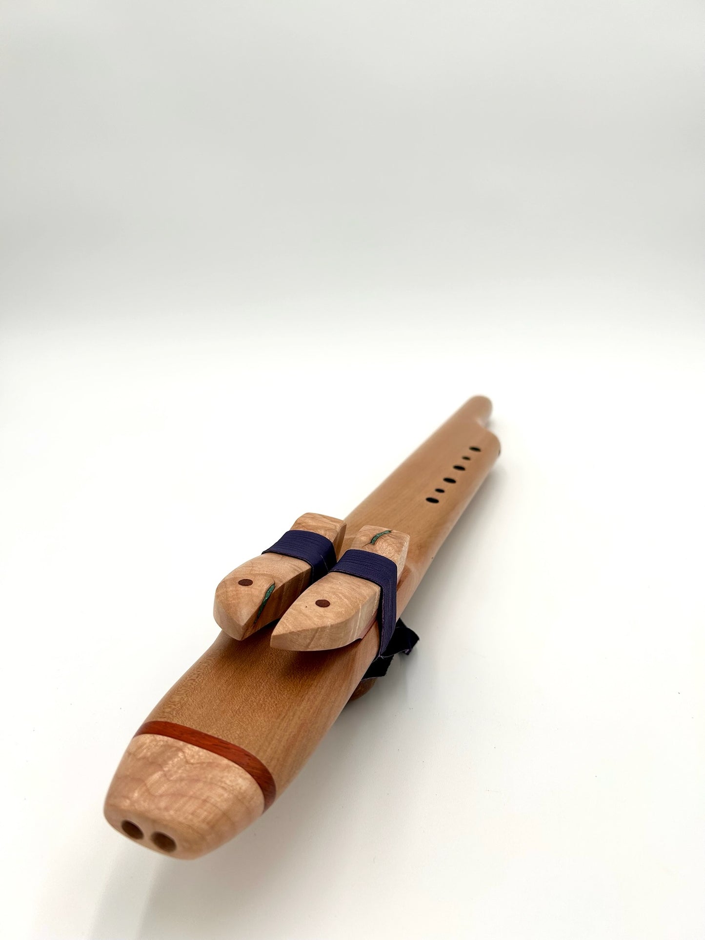 Drone in C/G - Aeolian Tuning - Madrone - Maple Burl & Paduk Accents