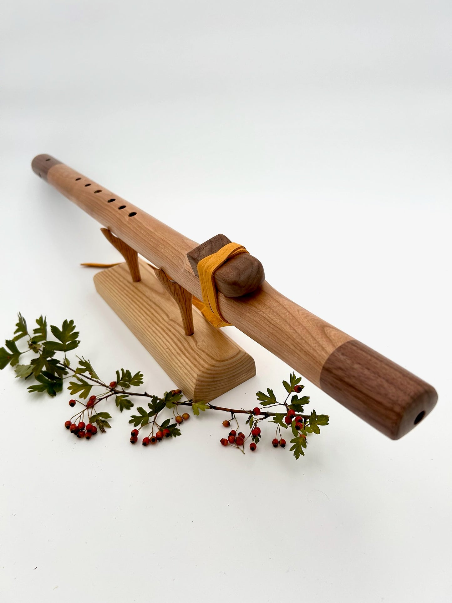 Bass Flute in C - Standard Tuning - Cherry & Walnut