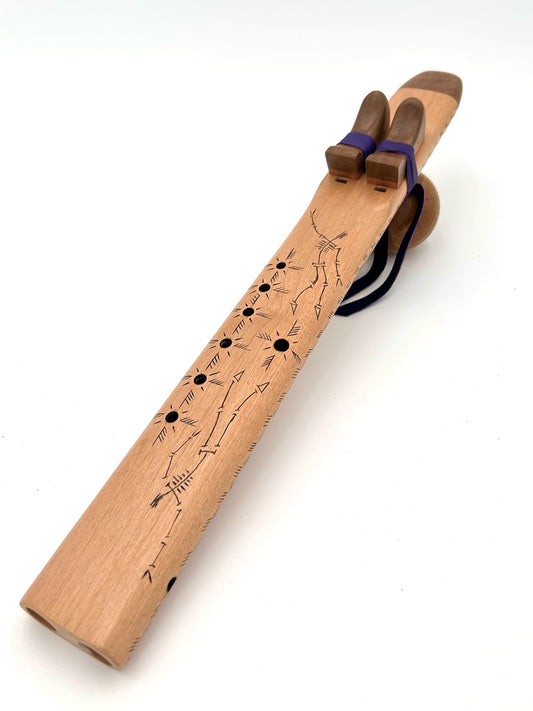 High Range Alternating Drone - Alder & Walnut with Spirit Woodburn