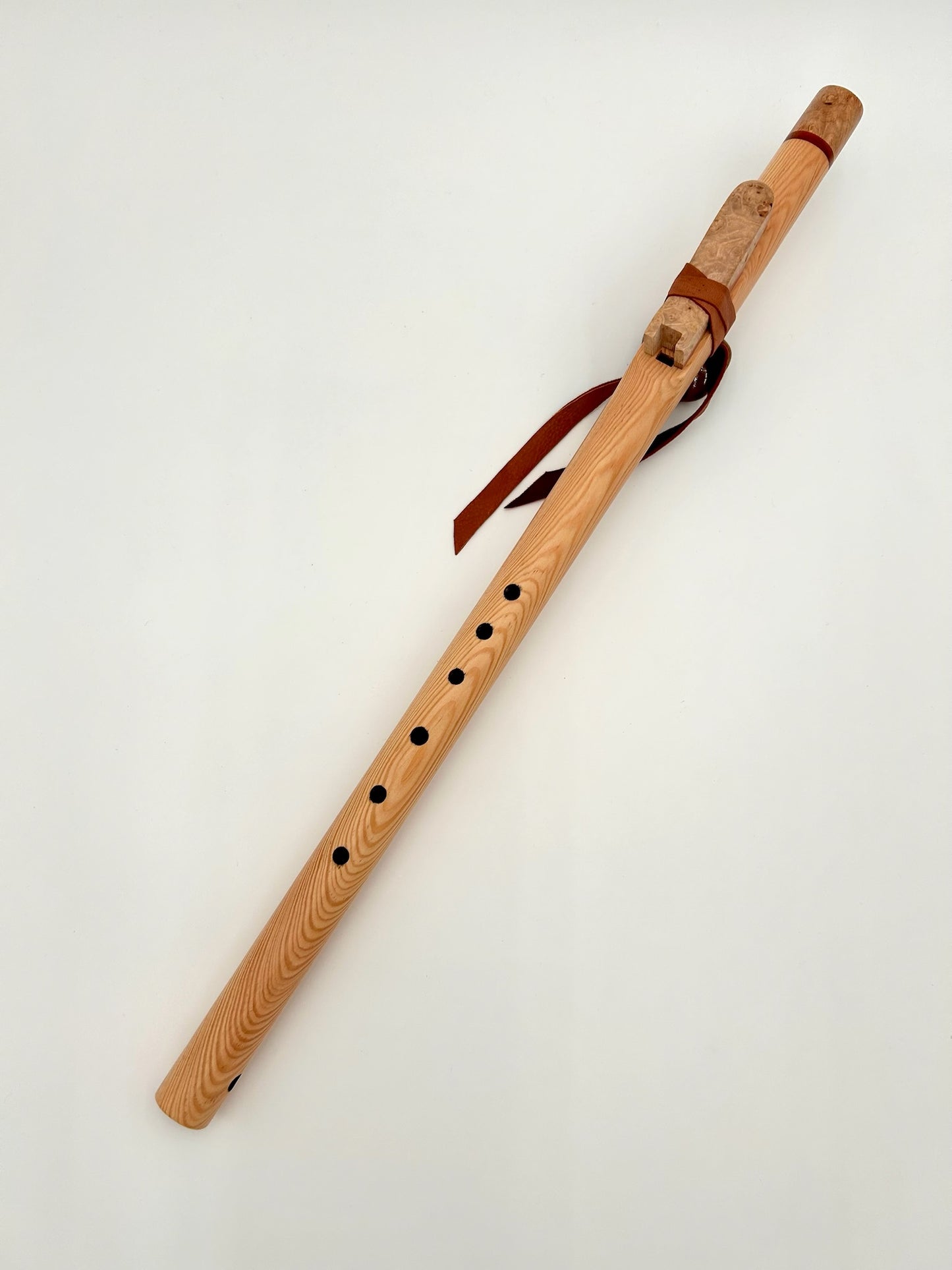 Flute in G - Standard - “Big Ben” Fir & Maple Burl & Paduk