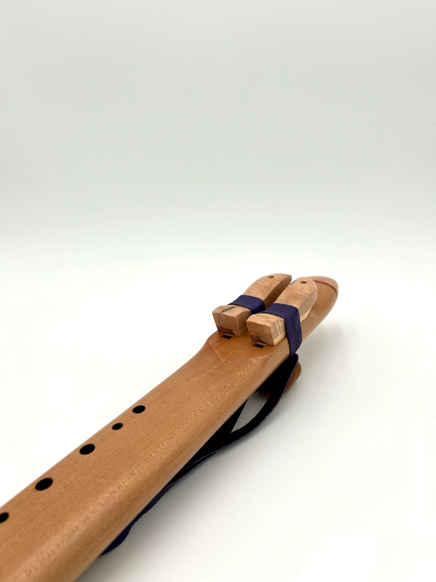 Drone in C/G - Aeolian Tuning - Madrone - Maple Burl & Paduk Accents