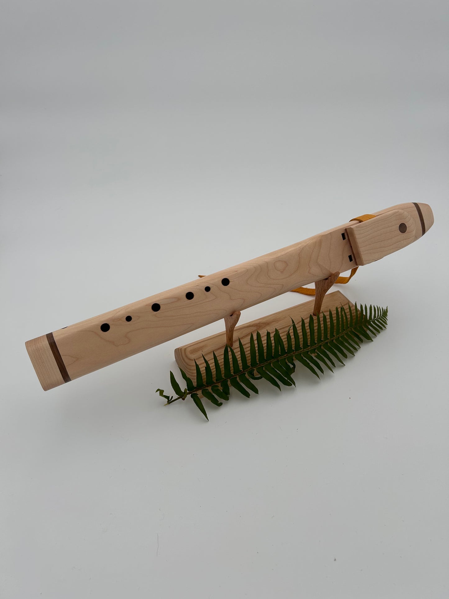 Mid Range Drone - Maple with Walnut Bands & Circle Wood Inlay