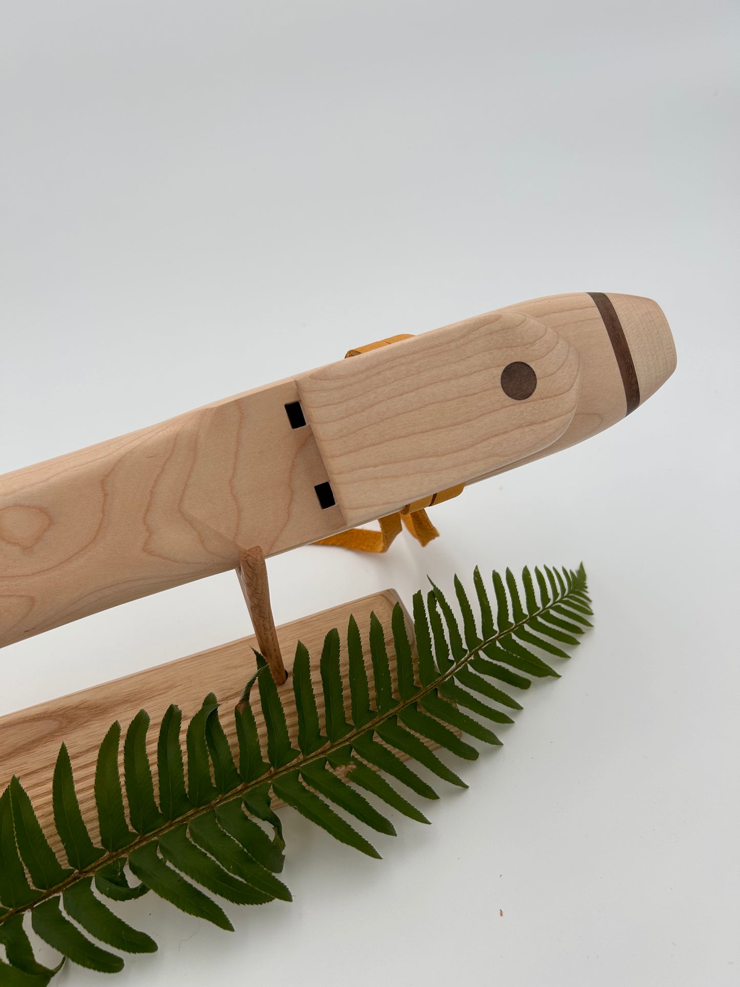 Mid Range Drone - Maple with Walnut Bands & Circle Wood Inlay