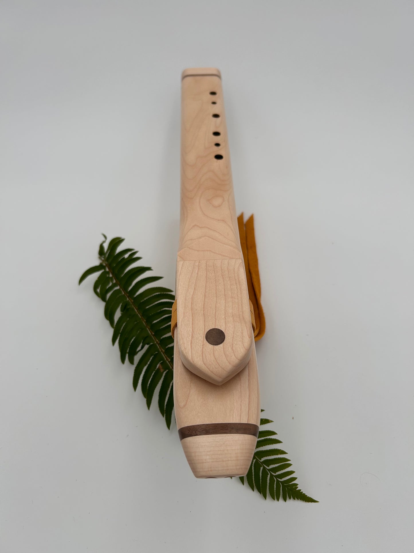 Mid Range Drone - Maple with Walnut Bands & Circle Wood Inlay