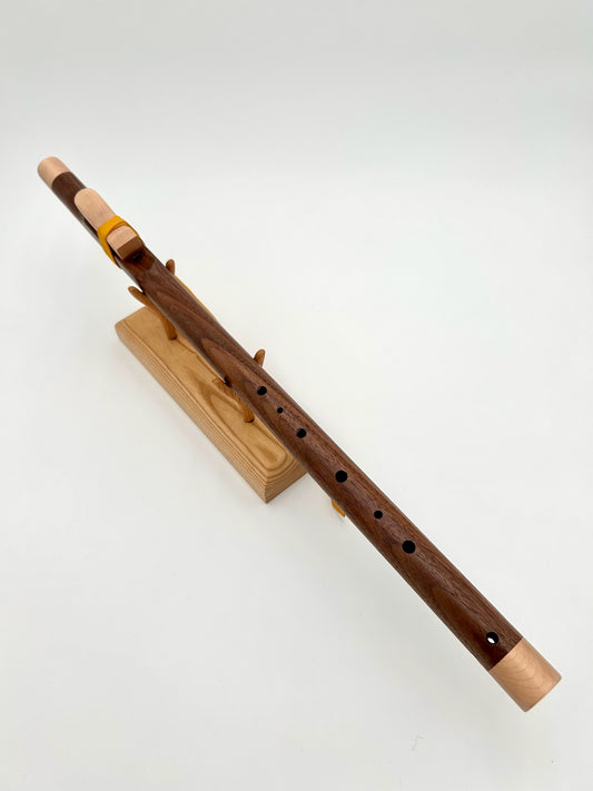 Streamline Flute in E - Aeolian Tuning - Walnut & Maple